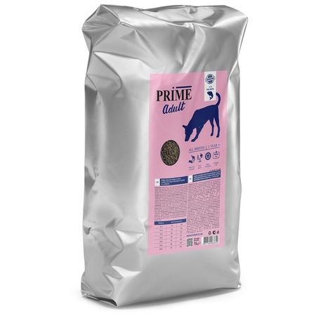 Prime Healthy Skin ampCoat сухой корм для взрослых собак всех пород для здоровья кожи и шерсти с лососем - 15 кг 15000₽