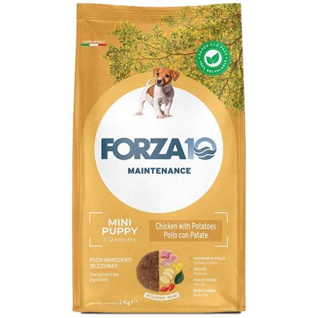 Forza10 Maintenance для взрослых собак мелких пород из курицы и картофеля - 2 кг