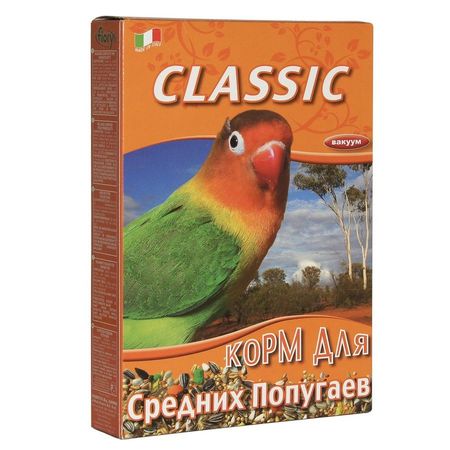 Fiory корм для средних попугаев Classic - 650 г 414₽