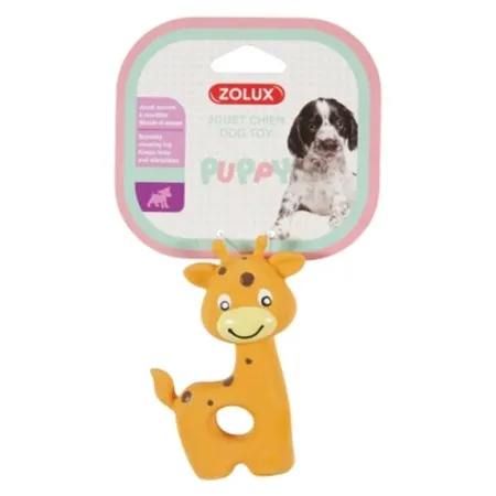 Zolux Игрушка латексная жирафик с пищалкой для собак 290₽