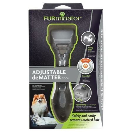 FURminator Adjustable Dematter Tool колтунорез для взрослых собак всех пород кошек грызунов и кроликов регулируемый 2999₽