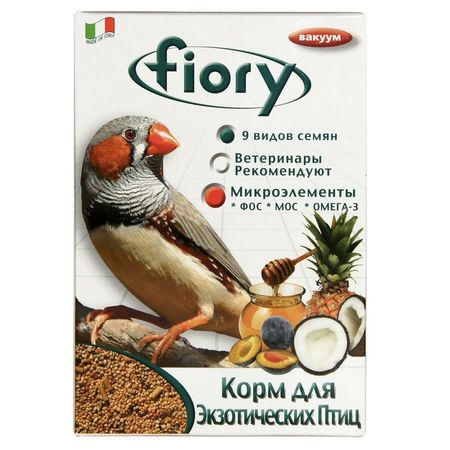 Fiory Exotics сухой корм для экзотических птиц - 400 г 186₽