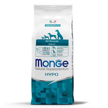 Monge Dog Speciality Hypoallergenic полнорационный сухой корм для собак гипоаллергенный с лососем и тунцом 11244₽