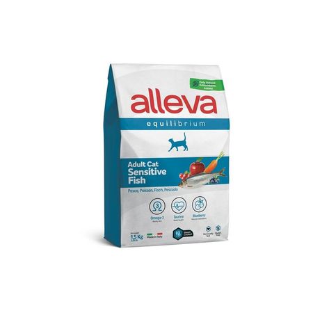 Alleva Equilibrium Sensitive Venison Adult Cat сухой корм для кошек с чувствительным пищеварением с РЫБОЙ - 15 кг 1998₽