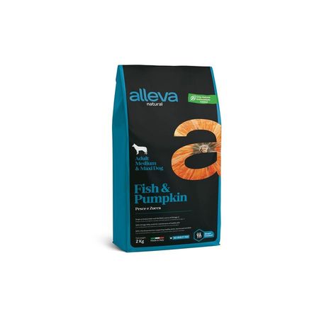 Alleva Natural Adult MediumMaxi сухой корм для собак средних и крупных пород с РЫБОЙ и тыквой - 2 кг 3404₽