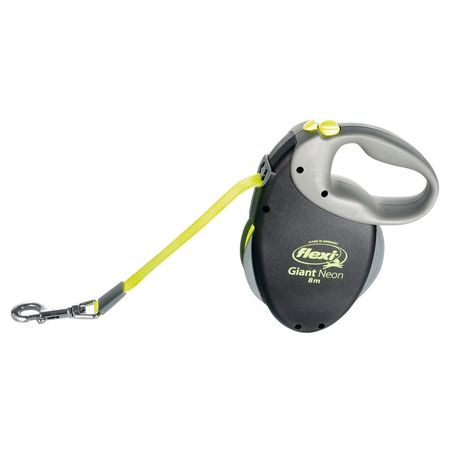 FLEXI рулетка Giant Neon L до 50 кг светоотражающий ремень 8 м 4494₽