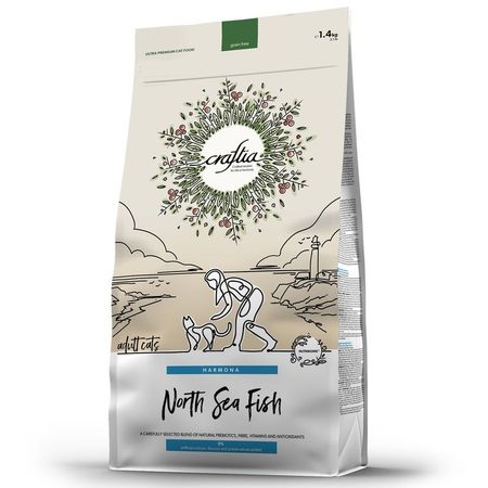 Craftia Harmona Adult Cat сухой корм для кошек с рыбой северного моря - 14 кг 3072₽