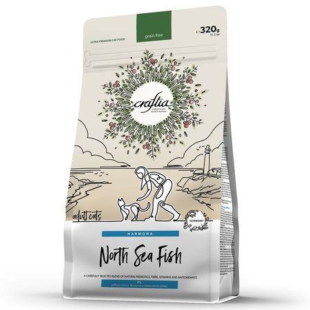 Craftia Harmona Adult Cat сухой корм для кошек с рыбой северного моря - 320 г 727₽