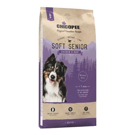 Chicopee CNL Soft Senior Chicken  &amp; Rice полувлажный корм для пожилых собак всех пород с КУРИЦЕЙ и рисом