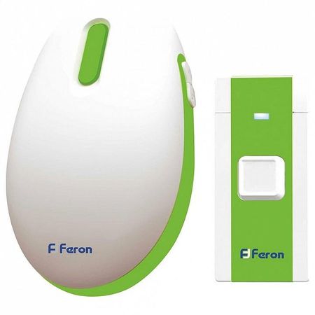 Звонок беспроводной Feron Saffit E-375 23688 цвет Белый Зеленый 483₽