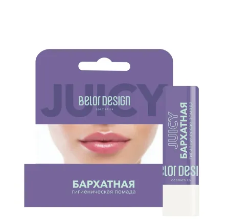 Гигиеническая помада Бархатная 4 г. BelorDesign