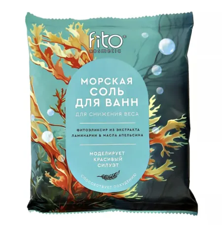 Соль для ванн Морская для снижения веса ELIXIRICA 500г ФИТО