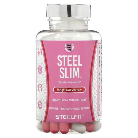 SteelFit, средство для похудения Steel Slim, 90 капсул