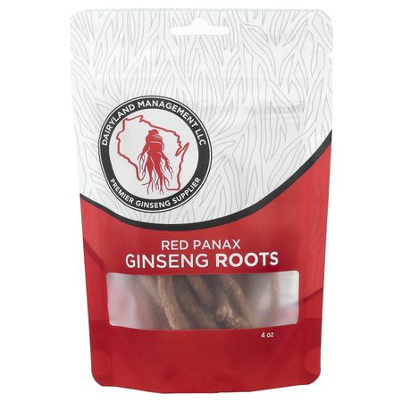 Dairyland Ginseng, Корень красного женьшеня, 4 унции