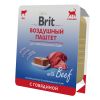 Brit Premium полнорационный влажный корм для стерилизованных кошек, воздушный паштет с говядиной, в ламистерах