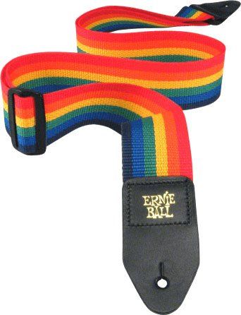 Ремень для гитары Ernie Ball Polypro Rainbow P04044