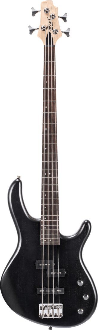 Бас-гитара Cort Action PJ Open Pore Black