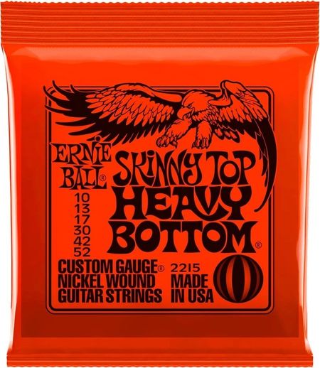 Струны для гитары Ernie Ball 2215 Slinky Top Heavy Bottom 10-52