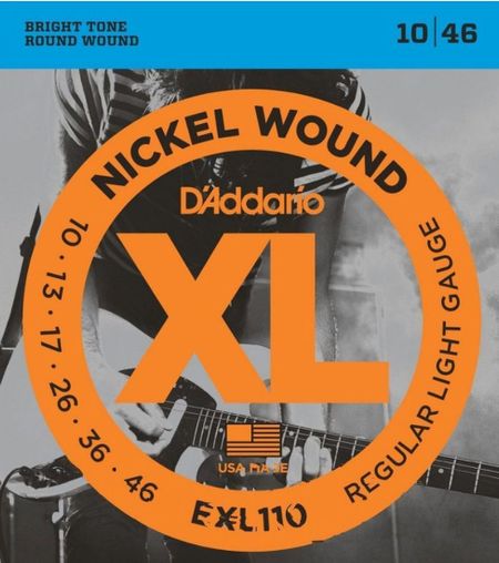 Струны для гитары D'Addario EXL110 Regular Light 10-46
