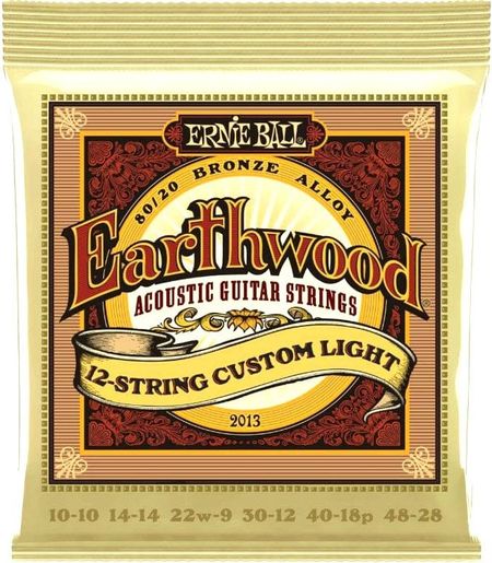 Струны для гитары Ernie Ball 2013 80/20 Custom Light 10-48