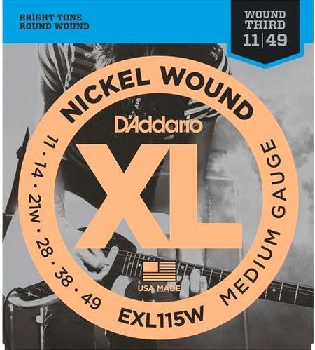 Струны для гитары D'Addario EXL115W