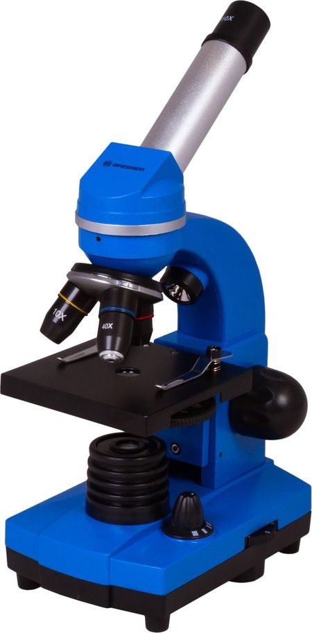 Детский микроскоп Bresser Junior Biolux SEL 40–1600x 74322 (синий)