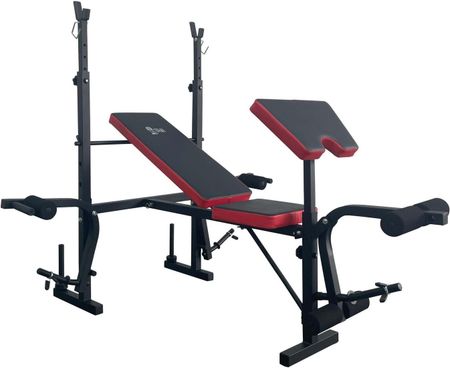 Скамья для жима штанги Atlas Sport 1070 (черный/красный)