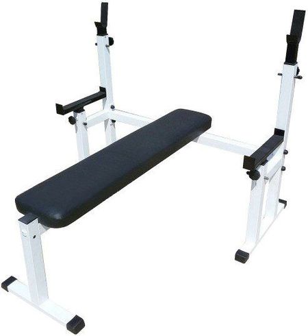 Скамья для жима штанги Central Sport с подстраховкой Модель E (белый)