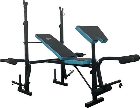 Скамья для жима штанги Atlas Sport 1070 (черный/синий)