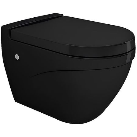 Унитаз Bocchi Taormina Arch 1012-005-0129 подвесной Черный глянцевый без сиденья 18270₽