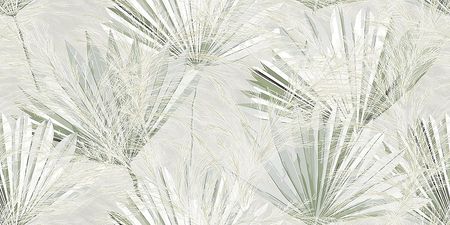 Керамогранит Infinity Ceramica BLOMEX Decor Green Mist Glossy Серый Полированный 60x120 см