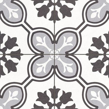 Керамогранит Etili Seramik CHATEAU Noir Pre-cut Черный Матовый 45x45 см