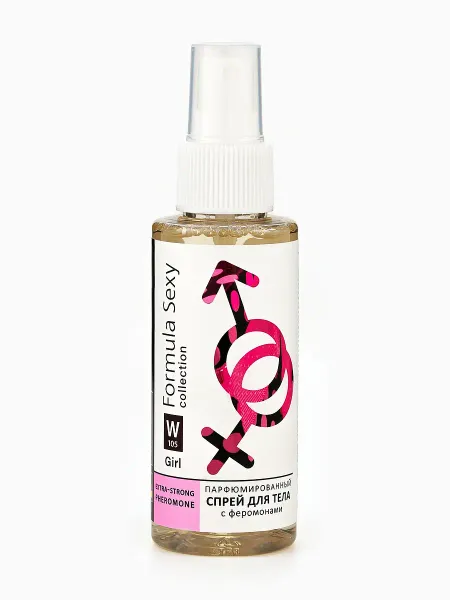 Мист парфюмированный спрей с феромонами для тела formula sexy girl w105, 100 мл (по мотивам good girl (c.herrera)