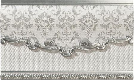 Керамический бордюр El Molino Poem Zocalo Plata-Perla 15х25 см
