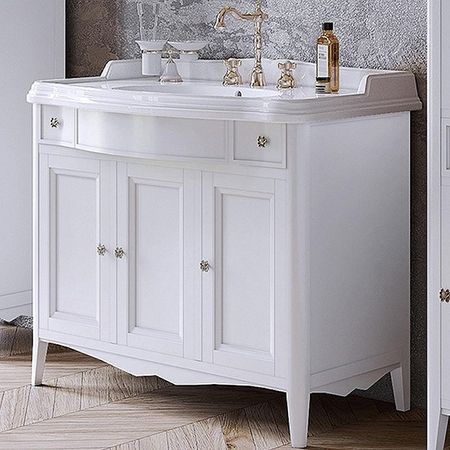 Тумба с раковиной TW Veronica Nuovo 105 VER5105-BAR874bi1 Bianco 280408₽