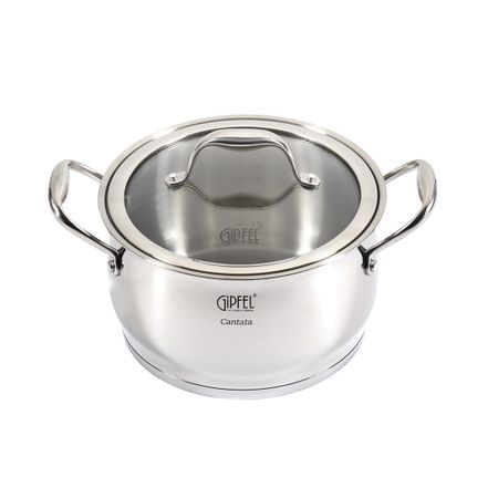 Кастрюля из нержавеющей стали Gipfel Cantata 1264 20 см35 л 11490₽