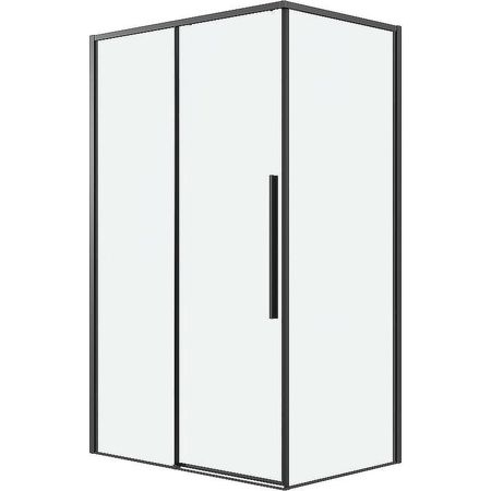 Душевой уголок Grossman Galaxy 130х90 120K330113902100 профиль Черный матовый стекло прозрачное 39100₽
