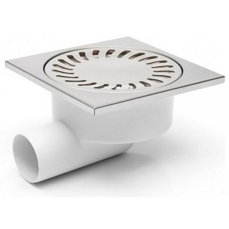 Душевой трап Azario Нептун AZ-326 X N с решеткой цвет Нержавеющая сталь 2990₽