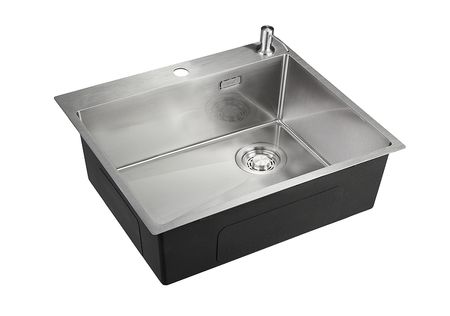 Кухонная мойка Emar PVD 56 EMB-560TOP PVD цвет Nano Satin 25145₽