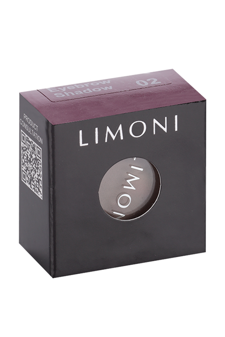 Тени Limoni Еyebrow Shadow д/бровей в футляре 2 г