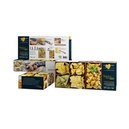 EPPICOTISPAI Ravioli Starter Set Made in Italy with 8 Tools /