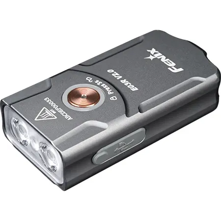 Фонарь ручной светодиодный Fenix E03R EDC V2.0 аккумуляторный (E03RV20GY)