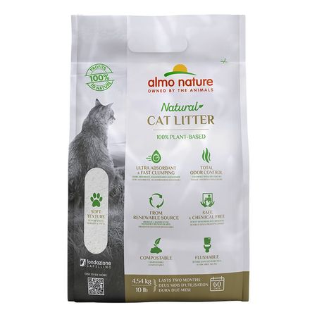 Almo Nature Cat Litter наполнитель для кошек комкующийся 100 натуральный биоразлагаемый - 454 кг 2417₽