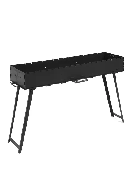 Мангал с ножками firegrill, 114.7×37.5×72.3 см, 2 мм, длина жаровни 105 см