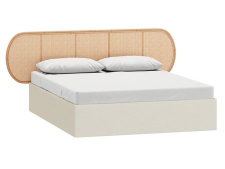 Кровать модульная divanru Сейв 160 Рогожка Белый 62980₽