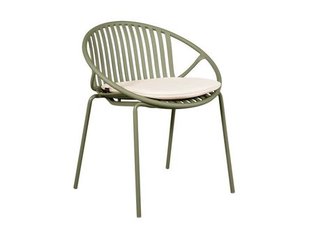 Стул divanru Филлис Рогожка БелыйОливковый 9990₽