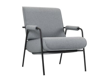 Кресло divanru Ганти Рогожка СерыйЧерный 28990₽