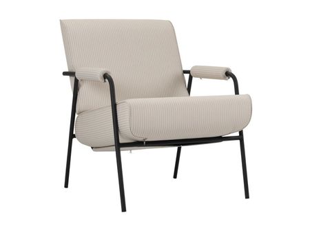 Кресло divanru Ганти Рогожка БежевыйЧерный 28990₽