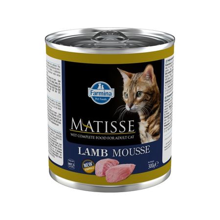 Farmina Matisse Mousse влажный корм для взрослых кошек с ягнёнком мусс в консервах - 300 г 1620₽