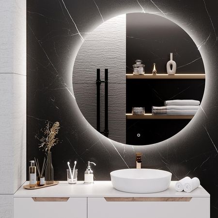 Зеркало Aqua de Marco Milan 100 MIL100 с подсветкой с сенсорным выключателем и диммером